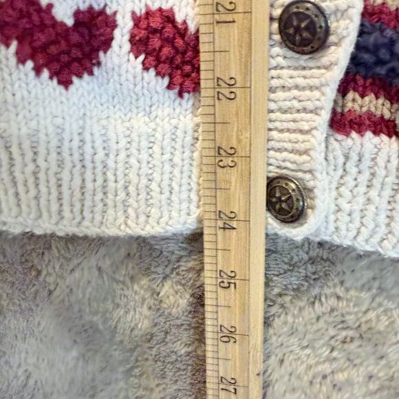Northern Isles Cardigan Sweater American Flag M 4th July USA Patriotic Americana - Picture 12 of 12